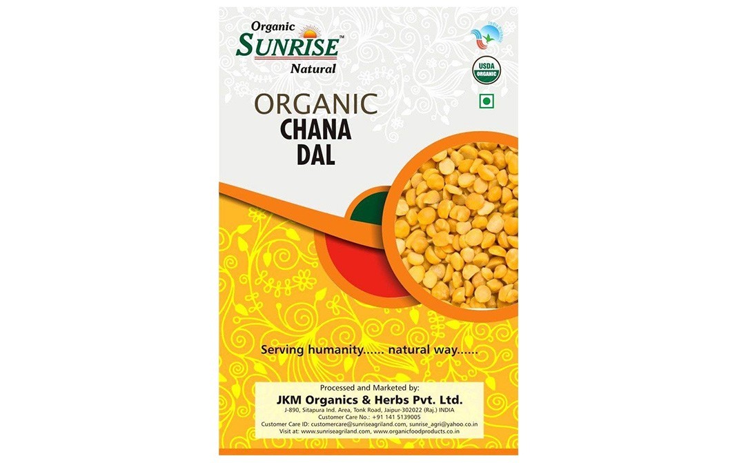 Organic Sunrise Organic Chana Dal    Box  322 grams